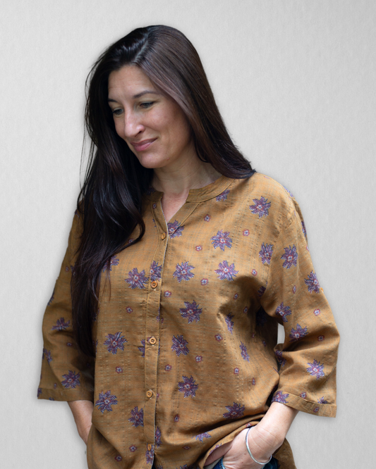 Brown Flowy Dress